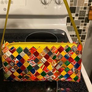 Recycled Handmade Wrapper Purse